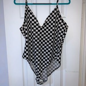Checkered Bodysuit